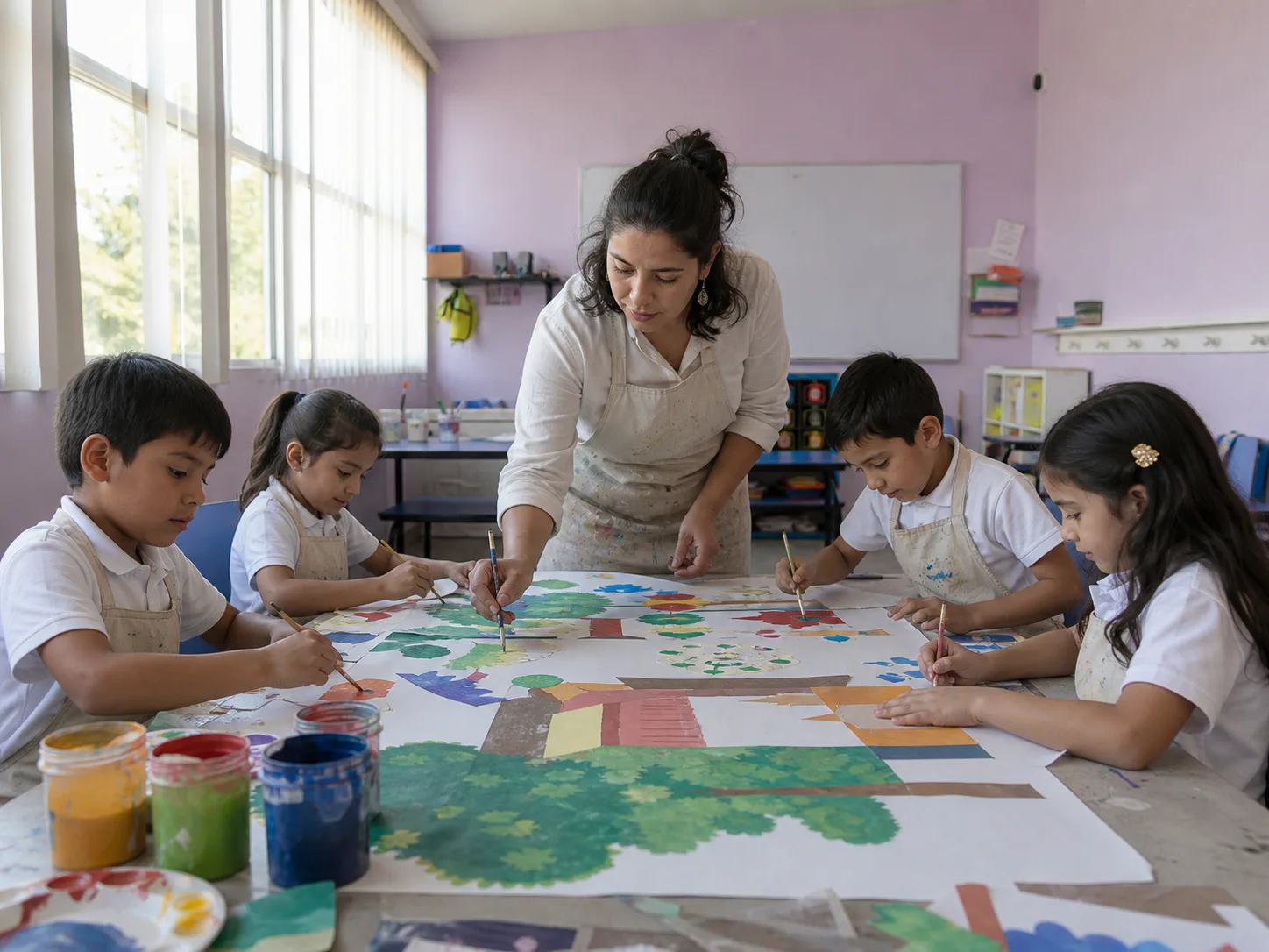 Taller colaborativo de artes plásticas